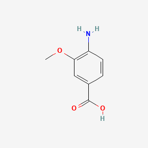 4-Amino-3-methoxybenzoic acid structure, CAS 2486-69-3