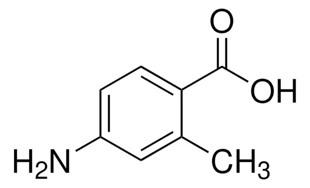 4-Amino-2-methylbenzoic acid structure, CAS 2486-75-1