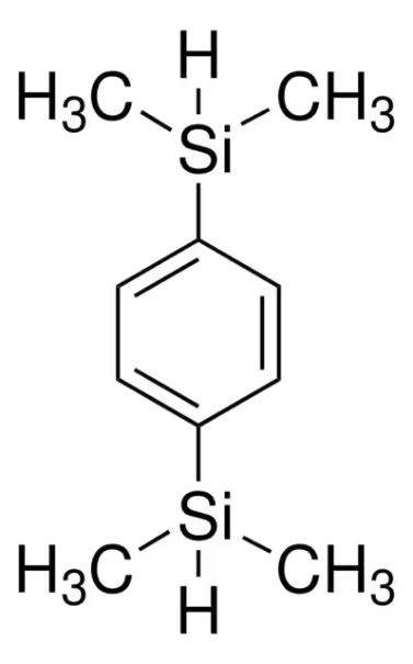 1,4-Bis(dimethylsilyl)benzene structure, CAS 2488-01-9
