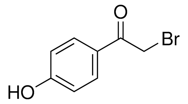 2-Bromo-4'-hydroxyacetophenone structure, CAS 2491-38-5