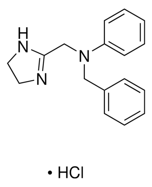 Antazoline hydrochloride structure, CAS 2508-72-7
