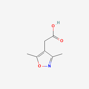 (3,5-Dimethylisoxazol-4-yl)acetic acid structure, CAS 2510-27-2