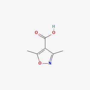 3,5-Dimethylisoxasole-4-carboxylic acid structure, CAS 2510-36-3