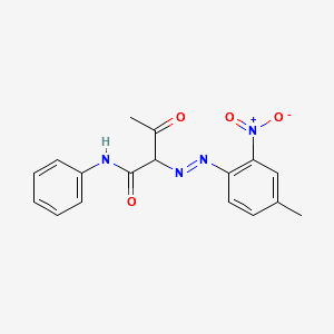 Pigment Yellow 1 structure, CAS 2512-29-0