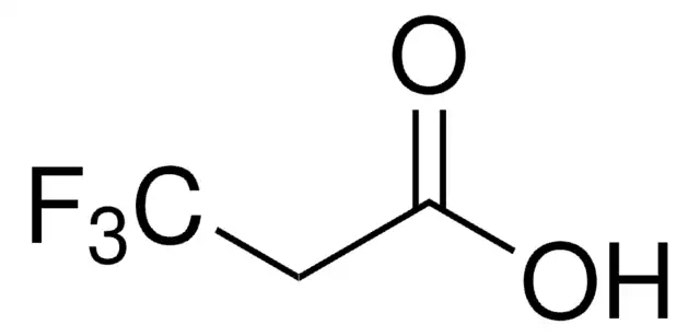 3,3,3-Trifluoropropionic acid structure, CAS 2516-99-6