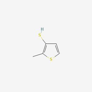 2-Methylthiophene-3-thiol structure, CAS 2527-76-6