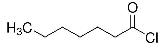 Heptanoyl chloride structure, CAS 2528-61-2