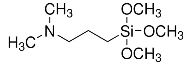 (N,N-Dimethylaminopropyl)trimethoxysilane structure, CAS 2530-86-1