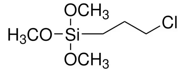 3-Chloropropyltrimethoxysilane structure, CAS 2530-87-2
