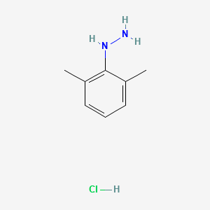 2,6-Dimethylphenylhydrazine hydrochloride structure, CAS 2538-61-6