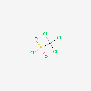 Trichloromethanesulfonyl chloride structure, CAS 2547-61-7
