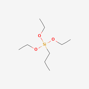 Triethoxypropylsilane structure, CAS 2550-02-9