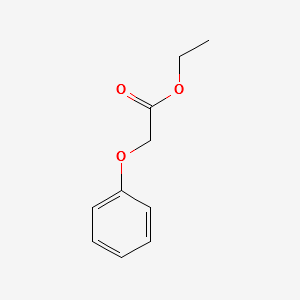 Ethyl phenoxyacetate structure, CAS 2555-49-9