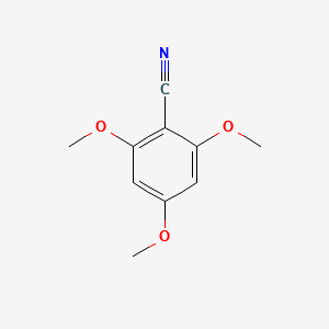 2,4,6-Trimethoxybenzonitrile structure, CAS 2571-54-2