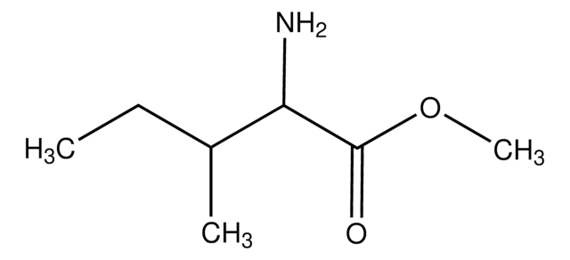 Methyl L-isoleucinate structure, CAS 2577-46-0