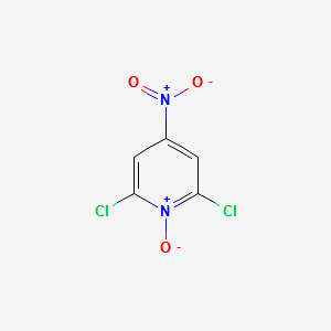 2,6-Dichloro-4-nitropyridine N-oxide structure, CAS 2587-01-1