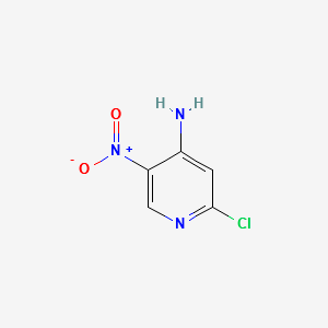 2-Chloro-5-nitropyridin-4-amine structure, CAS 2604-39-9