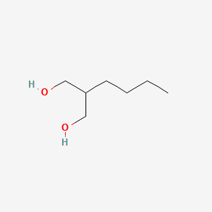 2-Butylpropane-1,3-diol structure, CAS 2612-26-2