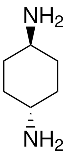 trans-1,4-Diaminocyclohexane structure, CAS 2615-25-0