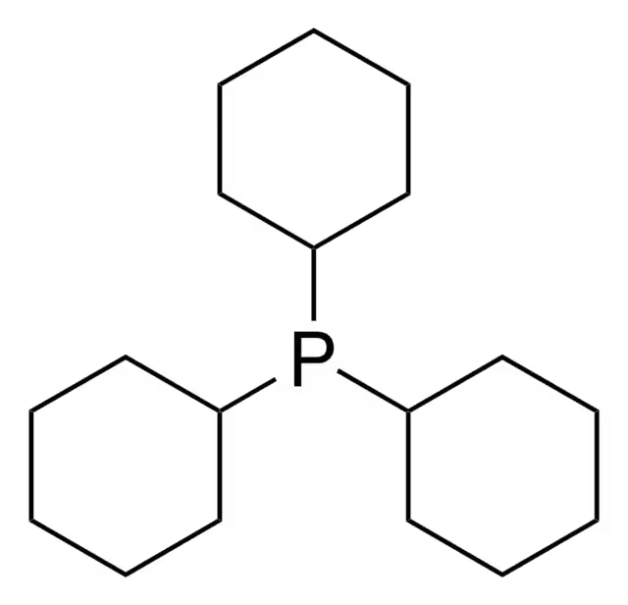 Tricyclohexyl phosphine structure, CAS 2622-14-2