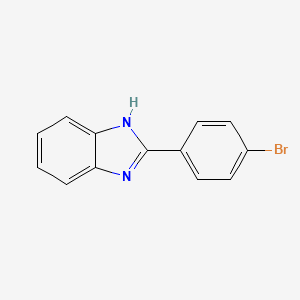 2-(4-Bromophenyl)benzimidazole structure, CAS 2622-74-4