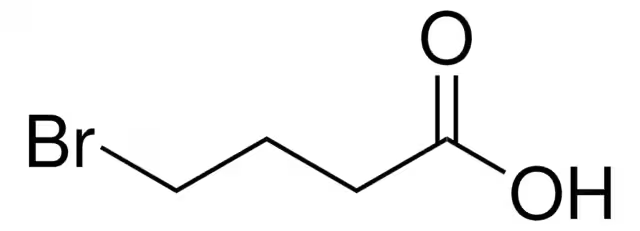 4-Bromobutyric acid structure, CAS 2623-87-2