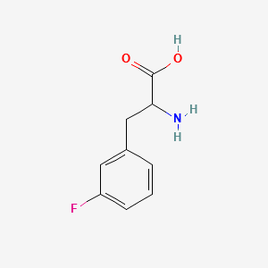 DL-3-Fluorophenylalanine structure, CAS 2629-54-1