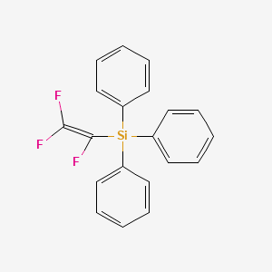 1,2,2-Trifluorovinyl-triphenylsilane structure, CAS 2643-25-6