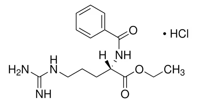 Ethyl N-benzoyl-L-argininate hydrochloride structure, CAS 2645-08-1