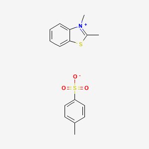 2,3-Dimethylbenzothiazolium p-toluenesulphonate structure, CAS 2654-52-6