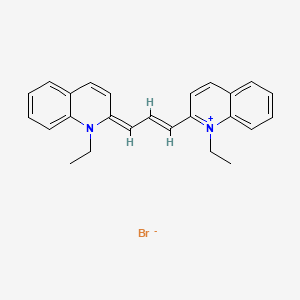 Pinacyanol bromide structure, CAS 2670-67-9
