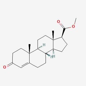 Methyl 3-oxo-4-androstene-17beta-carboxylate structure, CAS 2681-55-2