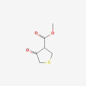 Methyl 4-oxotetrahydrothiophene-3-carboxylate structure, CAS 2689-68-1
