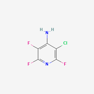 4-Amino-3-chloro-2,5,6-trifluoropyridine structure, CAS 2693-57-4