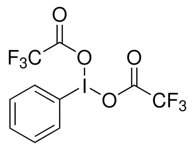 [Bis(trifluoroacetoxy)iodo]benzene structure, CAS 2712-78-9