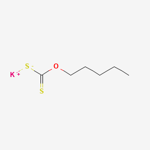 Potassium amylxanthate structure, CAS 2720-73-2