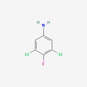 3,5-Dichloro-4-fluoroaniline structure, CAS 2729-34-2