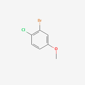 3-Bromo-4-chloroanisole structure, CAS 2732-80-1