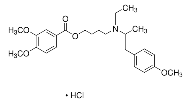 Mebeverine hydrochloride structure, CAS 2753-45-9