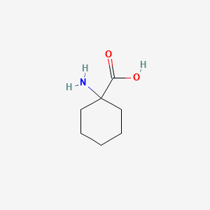 1-Amino-1-cyclohexanecarboxylic acid structure, CAS 2756-85-6