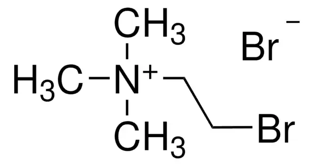 (2-Bromoethyl)trimethylammonium bromide structure, CAS 2758-06-7