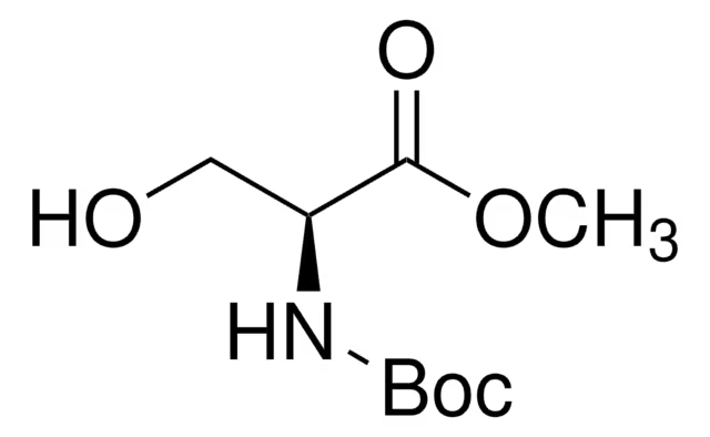 Boc-L-serine methyl ester structure, CAS 2766-43-0