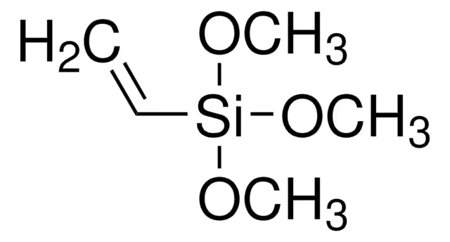 Vinyltrimethoxysilane structure, CAS 2768-02-7