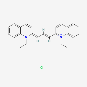 Pinacyanol chloride structure, CAS 2768-90-3