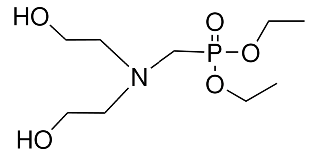 Diethyl bis(2-hydroxyethyl)aminomethylphosphonate structure, CAS 2781-11-5