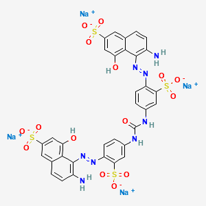 Direct Red 75 tetrasodium salt structure, CAS 2829-43-8
