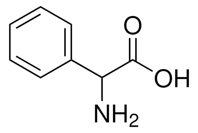 2-Amino-2-phenylacetic acid structure, CAS 2835-06-5