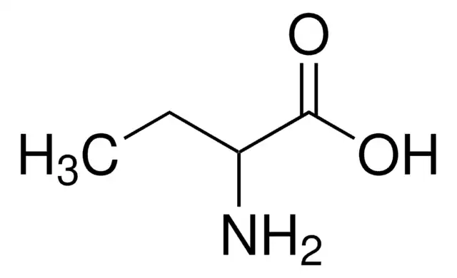 DL-2-Aminobutyric acid structure, CAS 2835-81-6