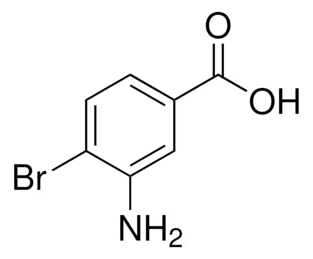 3-Amino-4-bromobenzoic acid structure, CAS 2840-29-1