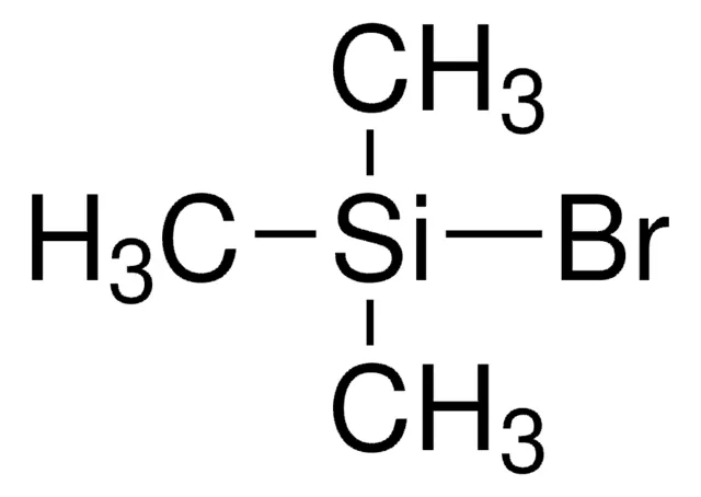 Bromotrimethylsilane structure, CAS 2857-97-8
